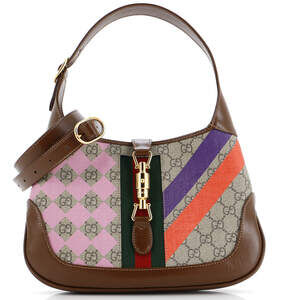 Gucci Jackie Hobo Printed Gg Coated #183204G14B